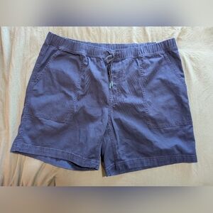 Alpine Design Men's XXL Mad River 7 " Hike Short Deep Navy Pockets Elastic Waist